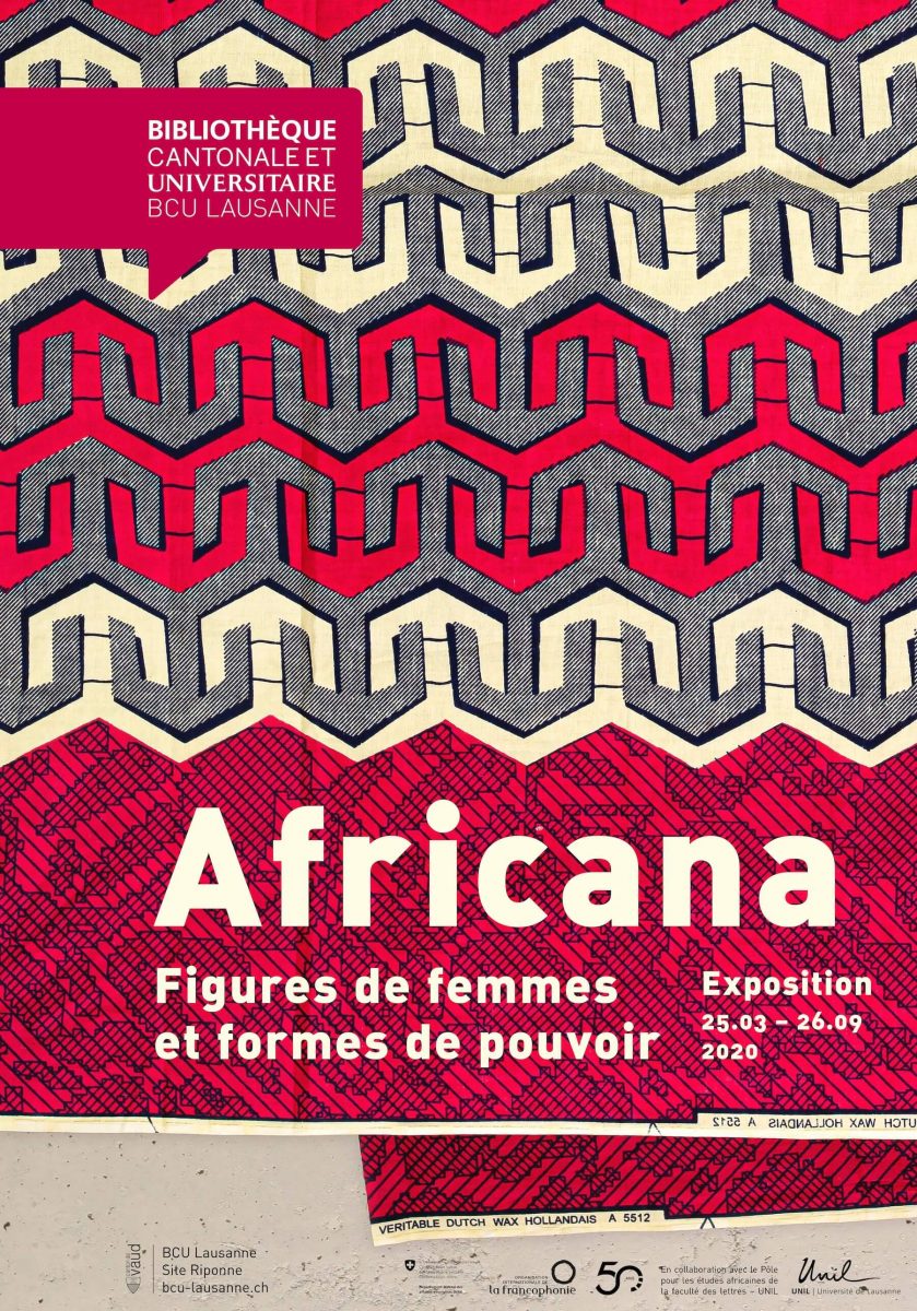 Affiche exposition Africana BCUL
