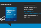 Prof. Shrestha has joined the Journal of Org. Design as an Associate Editor
