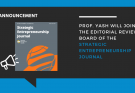 Prof. Yash Will Join the Editorial Review Board of the Strategic Entrepreneurship Journal