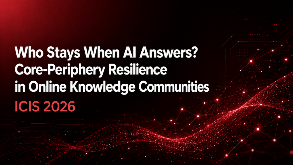 who stays when ai answers? core periphery resilience in online knowledge communities