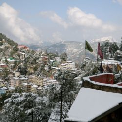 La vue depuis le «Ridge», à Shimla. Photo Francis Mobio.
