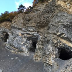 Baulmes, au pied du Jura. Entrées de l’ancienne mine supérieure, désaffectée au milieu du XXe. Photo P. Christe