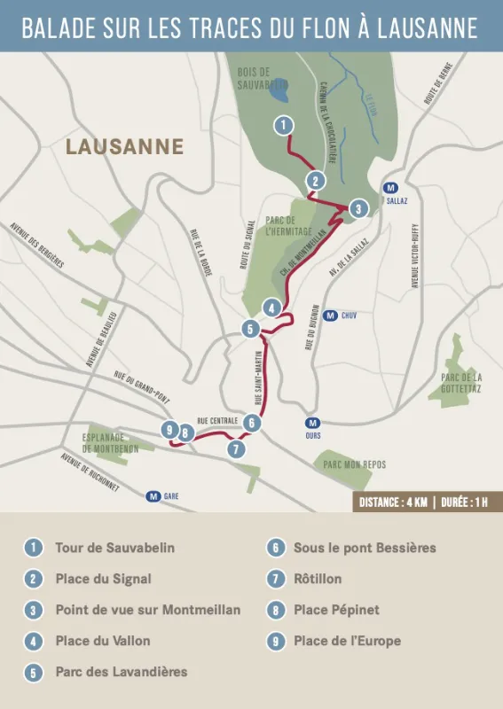 lausanne balade 92 carte