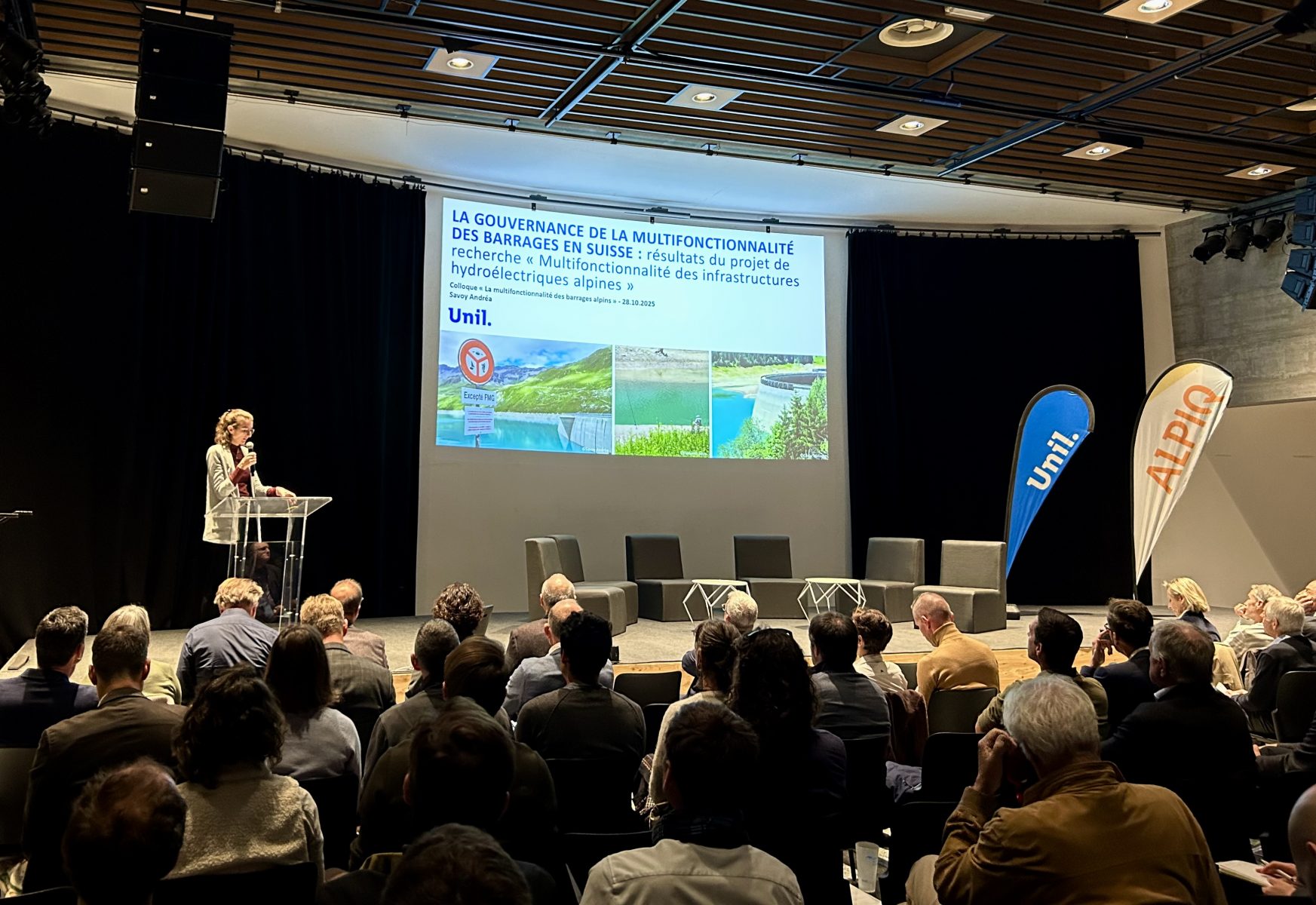 Colloque "La multifonctionnalité des barrages alpins"