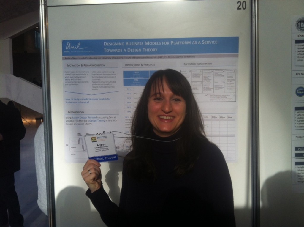 ICIS 2013 - Andrea Giessmann presenting her poster