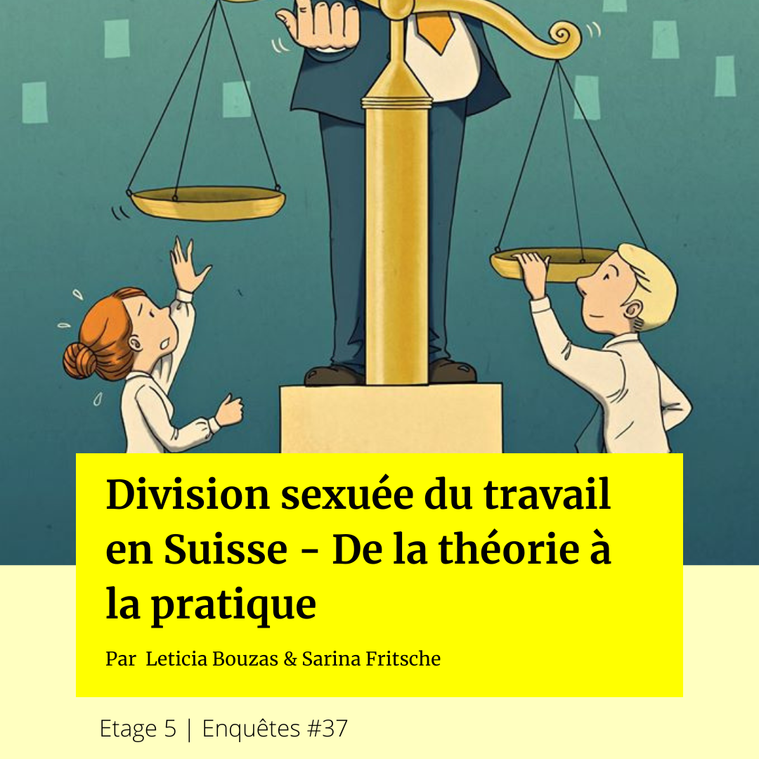 division sexuée du travail en suisse de la théorie à la pratique