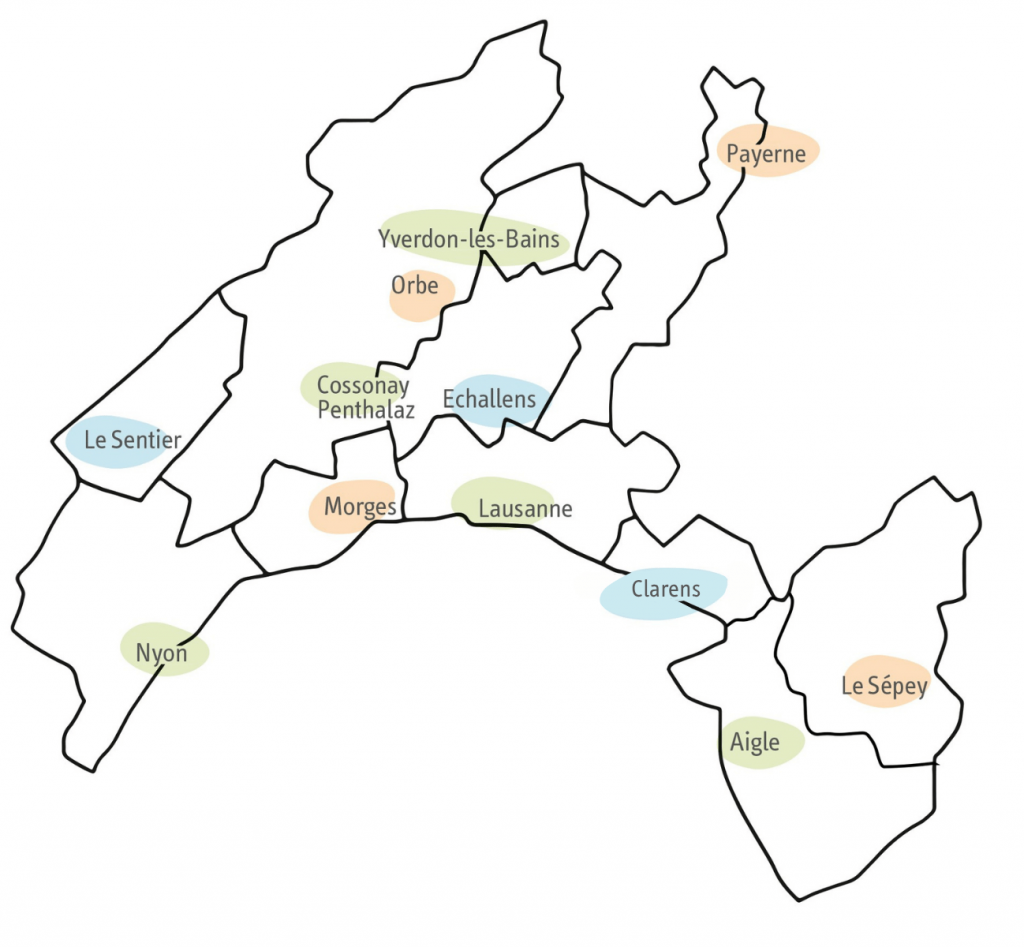 carte régions clarens