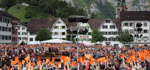 Glarus' Landsgemeinde, 4 May 2025 (photo Antoine Chollet)