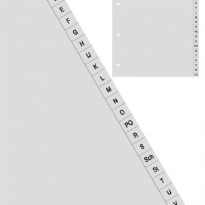 Répertoire A4 A-Z 4 trous