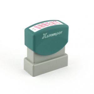 Timbre auto-encreur - Urgent rouge