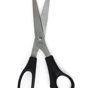 Ciseaux universel inox à poignée noire