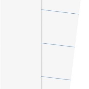 Etiquette dorsale classeur 4cm 27x145mm blanc