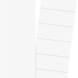 Etiquette dorsale classeur 7cm 51x145mm blanc