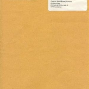 Enveloppe C4 kraft brun - 2 fenêtres, sans soufflet