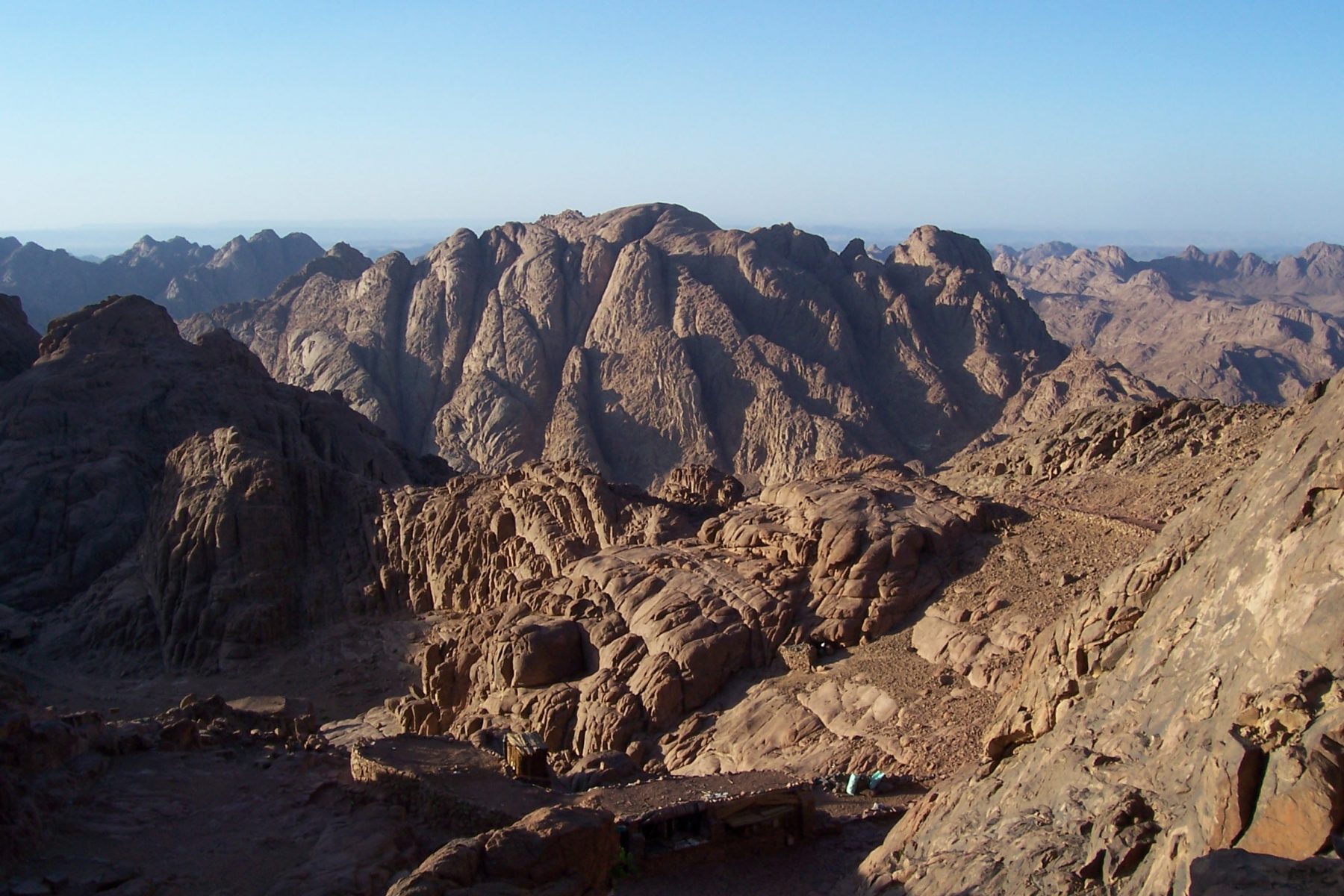 Vue du Mont Sinai, Egypte