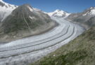 Alpine glaciers will lose at least a third of their volume by 2050, whatever happens