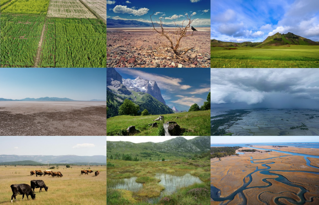 various climates that can be simulated