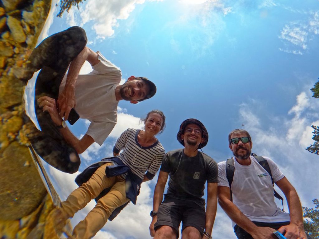 Group picture (Paolo, Jenny, Fosco, Julien)