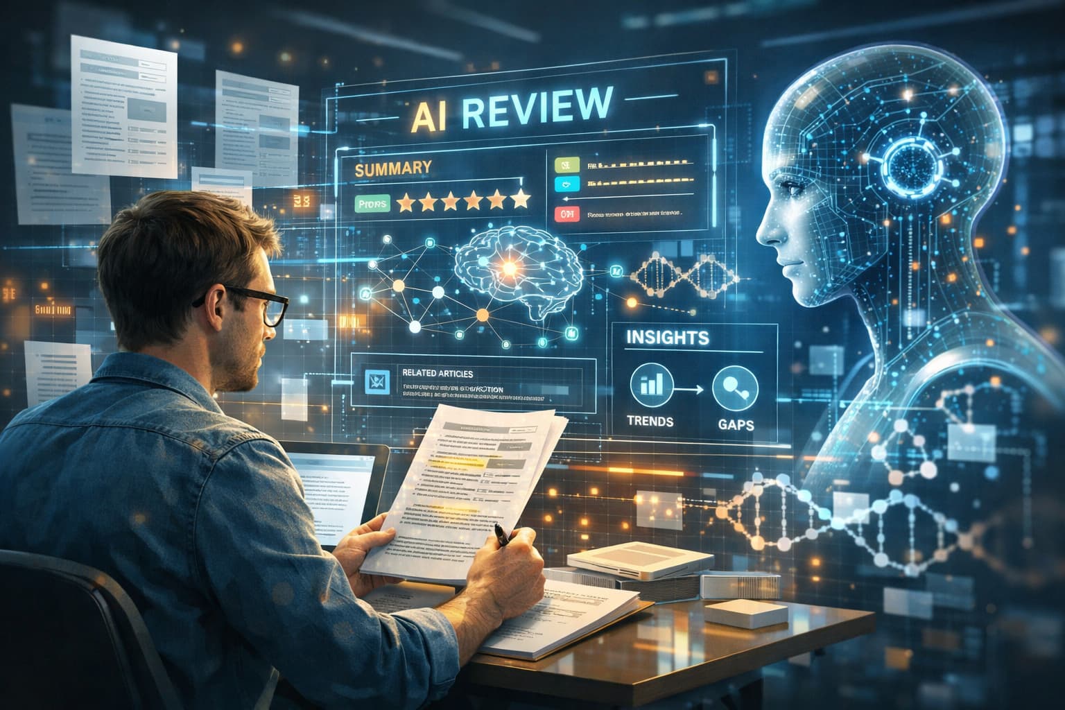 Artificial Intelligence and literature reviews: can AI really improve scientific research?