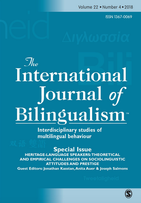 Heritage-language speakers : Theoretical and empirical challenges on sociolinguistic attitudes and prestige
