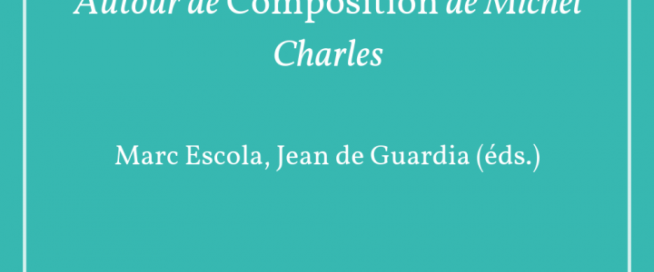 La classe de composition. Autour de « Composition » de Michel Charles