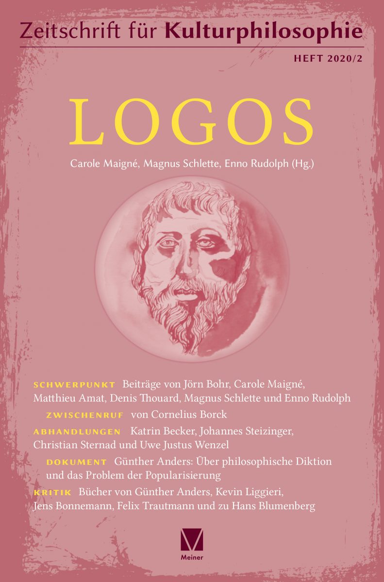 Logos, Zeitschrift für Kulturphilosophie
