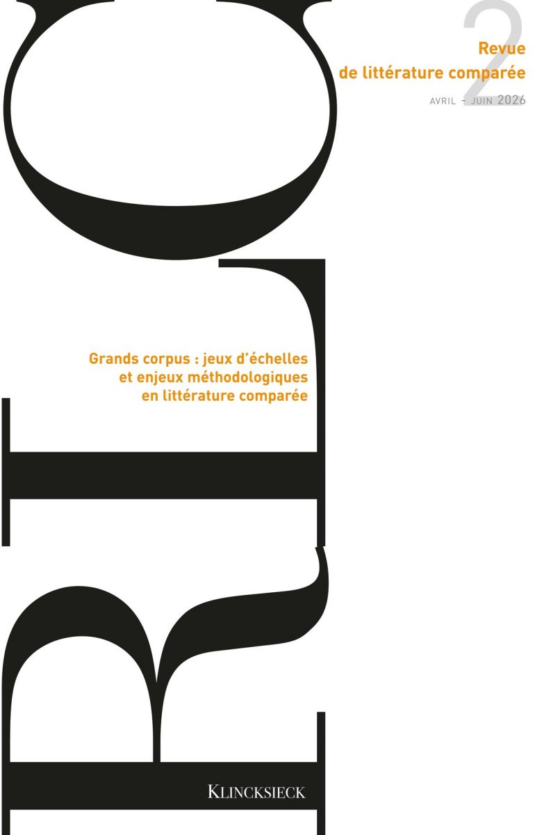 Couverture de Grands corpus: jeux d'échelles et enjeux méthodologiques en littérature comparée