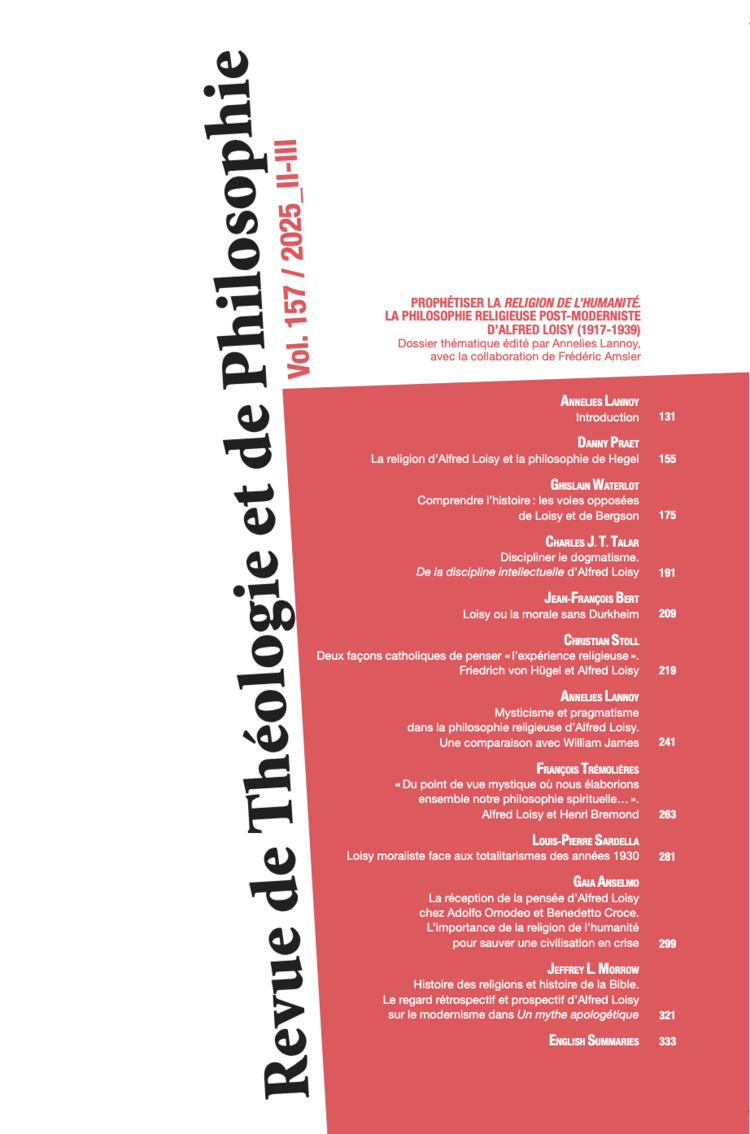 actes colloque loisy