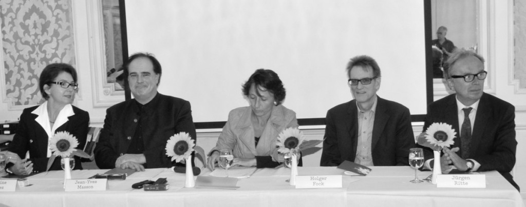Christine Lombez, Jean-Yves Masson, Fabienne Couty, Holger Fock et Jürgen Ritte [©Yvonne Böhler]