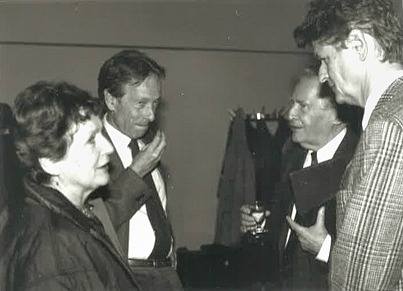 Anne-Marie Jaccottet, Philippe Jaccottet, Elmar Tophoven & Walter Lenschen [©archive privée]
