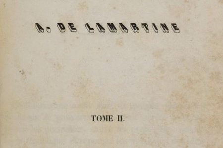 Une rare édition de Lamartine