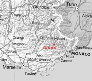 Accident location (from french Géoportail)