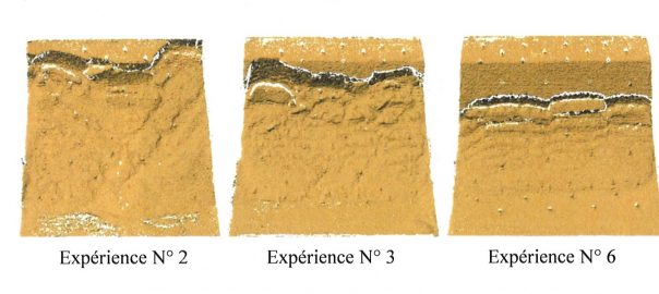 Nicolas Emery: Evaluation de l’influence de la hauteur d’eau et de l’inclinaison de la pente sur le comportement des glissements de terrain en laboratoire