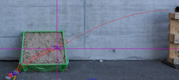 Baptiste Englert: Reconstruction de trajectoires 3D et calcul de paramètres d’impact latéraux dans le contexte des chutes de pierres par une méthode de tracking et une expérience à petite échelle