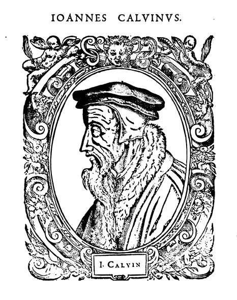 Jean Calvin, représenté ici tout ridé et plein de cernes, souffrait d’insomnies (« Ioannes Calvinus », Théodore de Bèze, Icones, 1580.) © DR