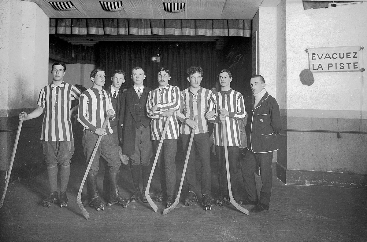 Équipe du Montriond hockey club, 1911. © Würgler (MHL)