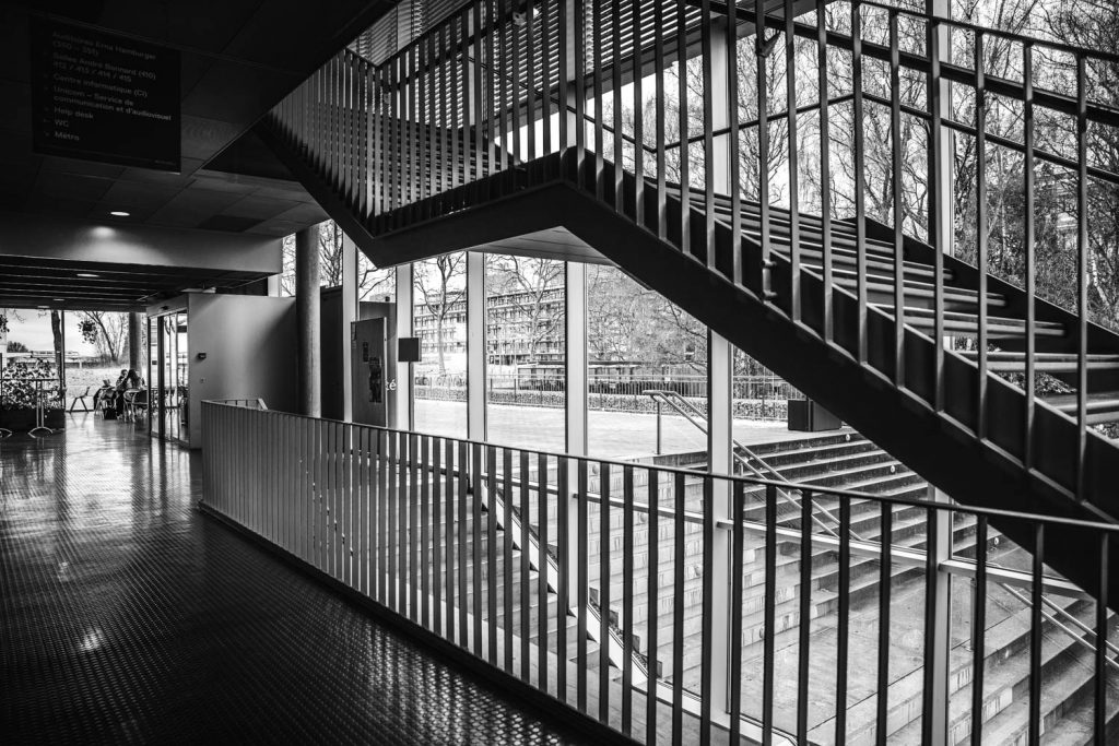 escaliers de l'amphimax