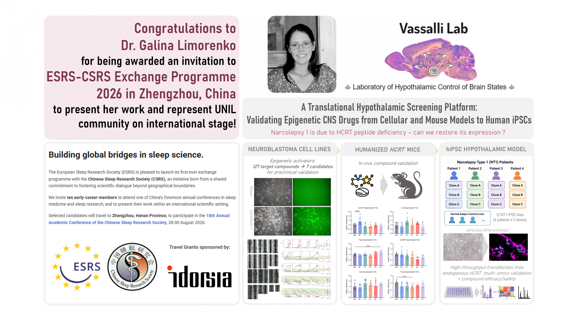 Galina Limorenko award invitation to ESRS-CSRS Exchange Programme 2026 in Zhengzhou, China
