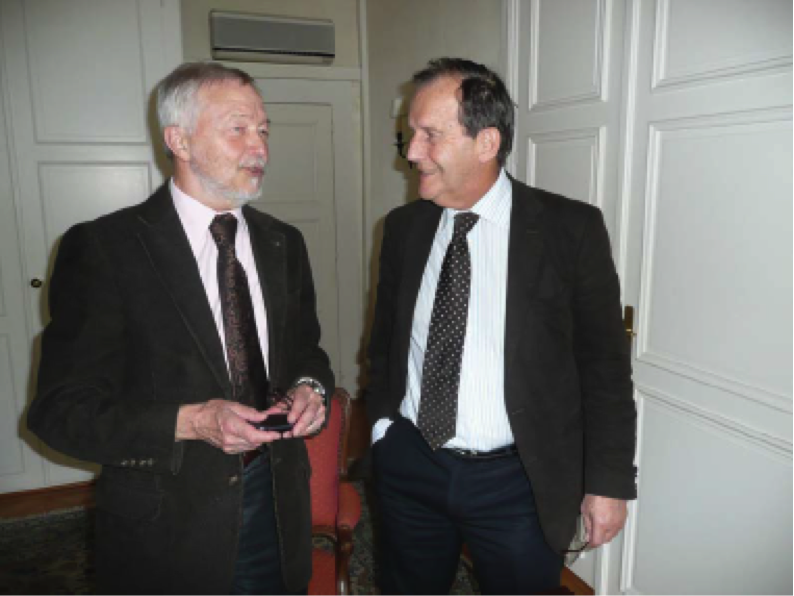 Prof. André Husrt et Prof. Francis Waldvogel